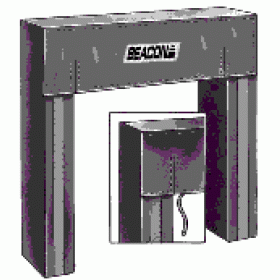Loading dock door seals are constructed of polyurethane foam and treated wood.